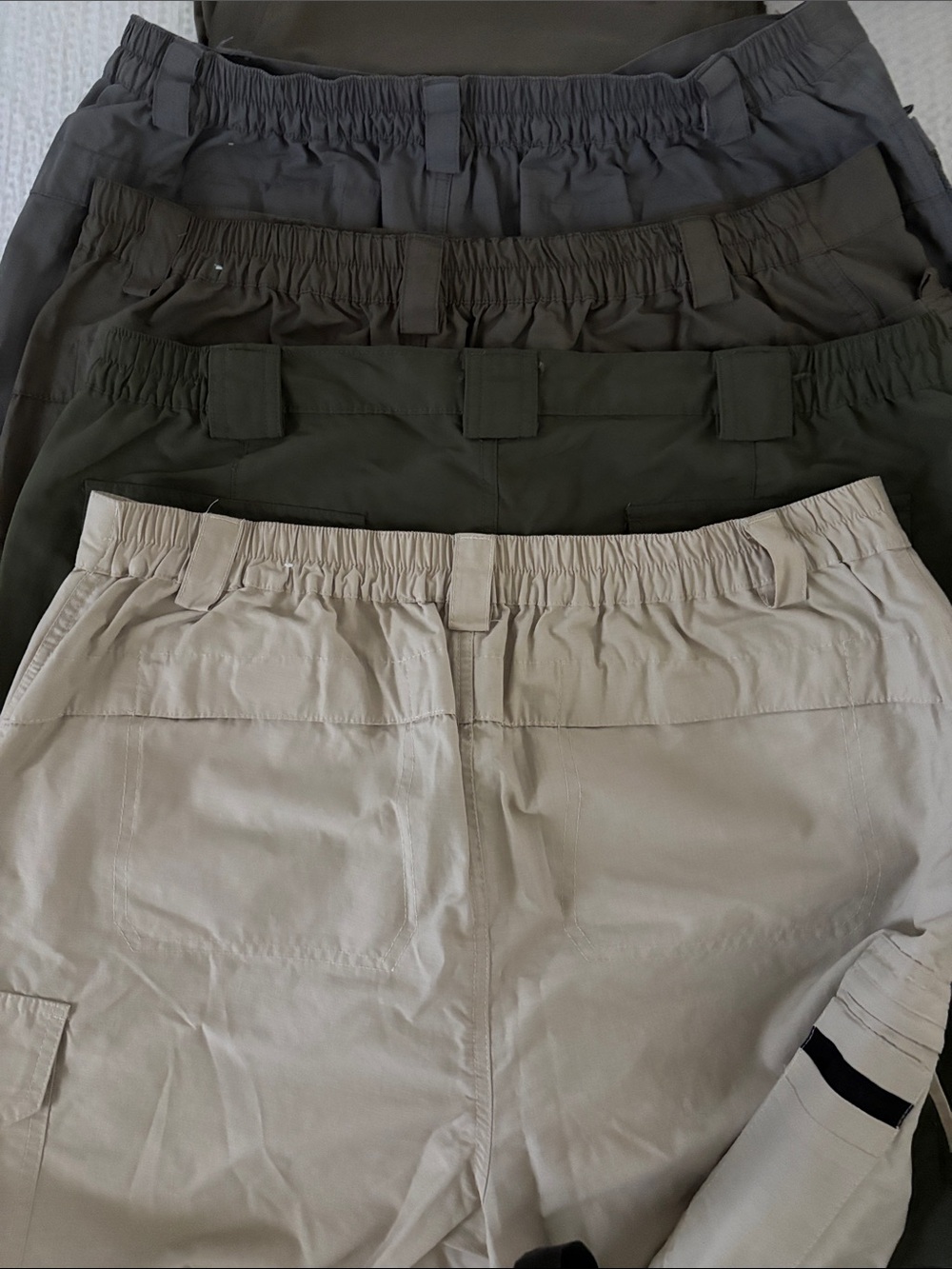 LOT OF 4 Real Legends Men's Cargo Shorts Size L Like New Bundle